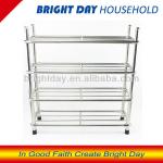 4 layers stainless steel shoes racks