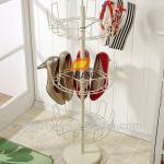 wrought iron shoe rack