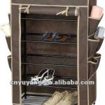 5 layer single-door detachable mounted simple shoe rack