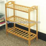 wooden shoe rack