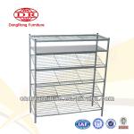 metal shoe rack with meshes