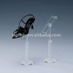 clear acrylic shoes display stand