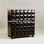 Unique Design MCB-1115 Top Quality Ebony Finish Shoe Cabinet