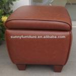 WOODEN OTTOMAN#MF03/round storage ottoman