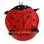 Ladybug Villus Inflatable Stools Pouf Chair