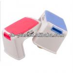 Plastic mini square stool