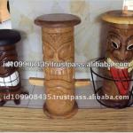 High Quality Home Decoration Carving Wood Stool