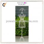 Decorative wrought iron metal female mannequin