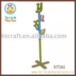 MDF ABC Wooden Kids Coat hanger Stand-HT161