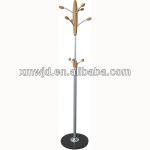 modern design metal coat hat rack stand with marble base-WJD-8103