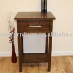 Rizhao Harmony 1 drawer 1 shelf dark color oak night stand