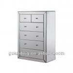 Davenport Mirror 6 Drawer Tallboy Chest