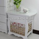 modern solid wood bedroom furniture/nightstand /bedside table