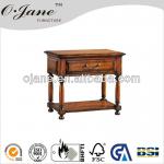 Antique french home furniture classic bedroom bed side wooden table MGCG-02