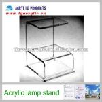 clear acrylic lamp stand