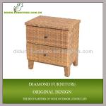 Antique wicker french nightstand