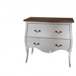 fashionable with wooden night stand with two drawers