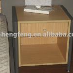 hotel bed room furniture wood steel nightstand