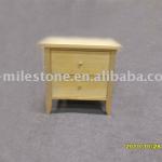 lovely 2-drawer design pine Wooden Nightstand