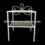 fairy nightstand, swan white nightstand, metal nightstand