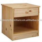 Rizhao Harmony unfinished solid pine night stand