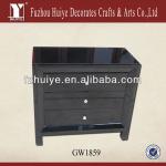 Durable mirrored chest of drawers, mirror bedside table