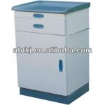 cheap plastic sprayed carbon steel hospital bedside cabinet