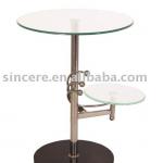 tempered glass tea table / tempered glass telephone table / lamp table