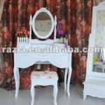 popular and classic style Wooden Dressing Table with stool (K009)