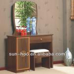 modern bedroom dressers wooden dressing table with mirrors and stool