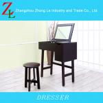 wooden dresser set