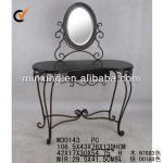 Good design vintage wooden dressing table with mirror