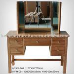 Rizhao Harmony solid oak wood dresser with standing dresser-HY-CA-064        HY-M-001