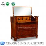 foshan home deep color chest of dressing table designs-CS3-DR3001 dressing table designs