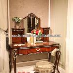 Good price popular solid wood dresser with mirror