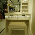 Modern PVC laminate dresser with mirror