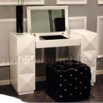 LS-203 Wooden dresser with mirror girl dressing table design-LS-203 dresser