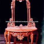 Carved wood dresser, Soild wood carved dresser with mirror