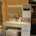 Bedroom furniture white high glossy painting dressing table