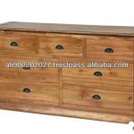 Teak Indoor Wood Bedroom Furniture chest of drewers Opium legs