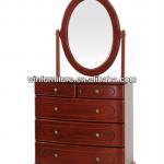 vanity wooden dressing table dressing mirror with cabinet 0195