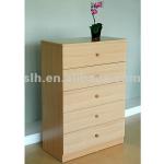 MDF 5 drawer dresser