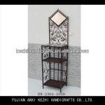 iron bathroom dressing table with rack