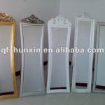 Decorative wooden framed dressing mirror