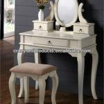 Pretty wood vanity table white,black-SM008001