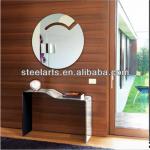 Steel-arts modern hot bent and tempered glass dresser M020