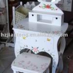 Dresser / Dressing Table With Storage Stool