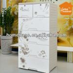 plastic tiroir Bathroom filing plastic cabinets drawers for lock