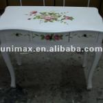 Modern handpainted white wood dressing table-WF624 dressing table