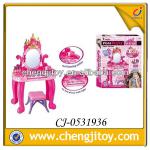 Funny toy with accessories and piano kids dressing table